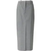 Comma Rok grijs / wit