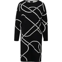 s.Oliver Black Label Jurk zwart / wit