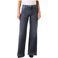 Garcia Celia wide dames Jeans, 25/32, Zwart, Wide fit