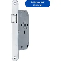 Artitec Badkamer/toilet slot Mi Satori met mat chroom voorplaat