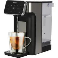 Inventum HWD725B heetwaterdispenser zwart/RVS 2 liter