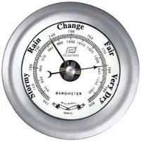 PLASTIMO Verchroomde Barometer