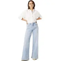 Garcia Celia wide dames Jeans, 34/34, Blauw, Wide fit