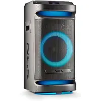 NGS WILD SPACE 1: 900W Feestluidspreker BT/TWS, USB/AUX, LED, trolley, 6u batterij.