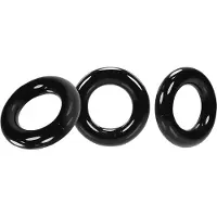 Oxballs - penisring set - trio - zwart
