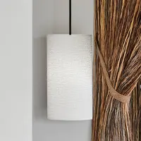 Market Set Hanglampe , Cosiness, dimbare, Wit, Woonkamer, Stof, Designer