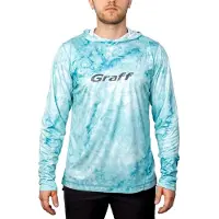 Graff Upf 50 964-cl-15/1 Uv Hoodie Blauw 2XL Man
