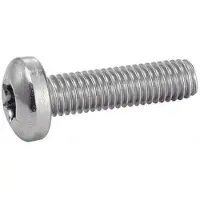 Euromarine Iso 14483 A4 M6x30 Mm Cylindrical Head Torx Screw 25 Units Zilver