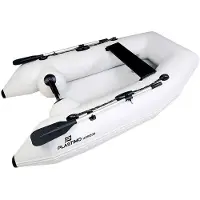 PLASTIMO Horizon Inflatable Floor Inflatable Boat Zilver 236 x 156 x 64 cm