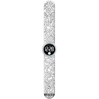 Watchitude Slap Watch Ice Creams Colorable Clock Zilver