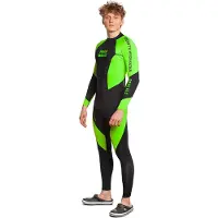 Mad Wave Opnwtr Hydrostar Dsss Fls Long Sleeve Neoprene Wetsuit Groen 3XL Man