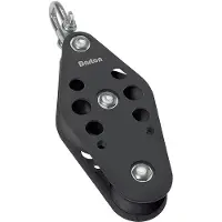 Barton Marine T3 Swivel Violin Pulley With Bearings Zilver