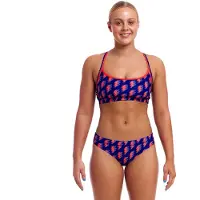 Funkita Sports Bikini Top Blauw AUS 12 Vrouw