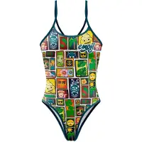 Otso Emoji Portrait Swimsuit Veelkleurig XS Vrouw
