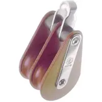 Talamex Hye Double Block Pulley 50 Mm Zilver 14 mm