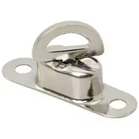 Lindemann Oval Rivet 100 Units Zilver 17 x 11 mm