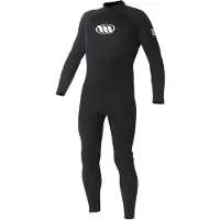 West Enforcer Flatlock 3/2 Mm Wetsuit Met Lange Mouwen En Rits Op De Rug