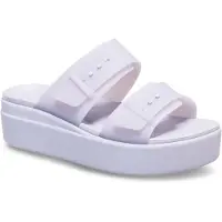 Crocs Brooklyn Buckle Frostedlow Wedge Slippers