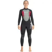 Abysstar Sidney 2.5 Mm Woman Diving Wetsuit Grijs XS Vrouw