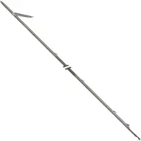 Pathos Thaitian Roller Ow Single Barb Medium Spearshaft 7.25 Mm Zilver 120 cm