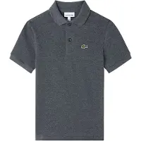 Lacoste Polo Kids Lcb SS Pique Bitume Chine Heather-Maat 128
