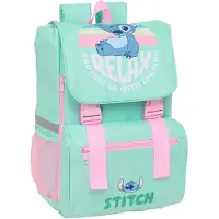 Safta Stitch Expandable 17.5l 18.5x41x15 Cm Backpack Groen Kinderen