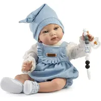 MuÑecas Guca Bruno Reborn Baby Blauw Kinderen