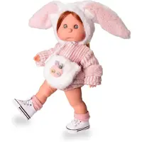 MuÑecas Antonio Juan Iris With Makeup Baby Doll Roze Kinderen