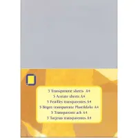JeJe Transparante plastic vellen - 5 stuks - A4
