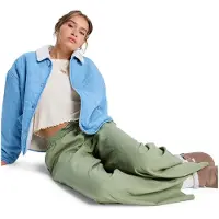 Roxy - Women's Lekeitio Break Mid Pant - Vrijetijdsbroek XXL, olijfgroen