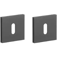 STILE | Sleutelrozetten | 53x53x7mm | Zwart