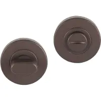 Differnz Deurbeslag | Wc-sluiting | (Rond, RVS, Brons)