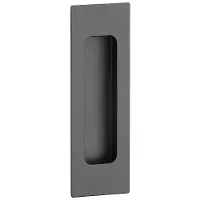 STERK Schuifdeurkom 1716 – rechthoekig 120x40mm – mat zwart