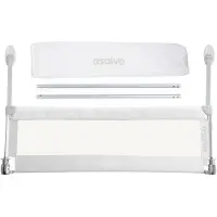 Asalvo Bed Guard 150 Cm Zilver Kinderen