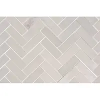 Sartoria Wandtegel visgraat beige Tbrick 16x5cm seashell dark glossy glans gerectificeerd