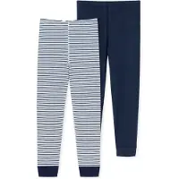 Schiesser Onderbroek donkerblauw / wit