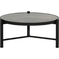 Hartman Carson koffietafel zwart dia. 62 H 30 cm