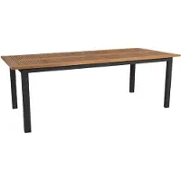 Brafab Lyon uitschuifbare tafel aluminium/teak