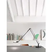 Luce Plan Tafellampe , Zwart, Werkkamer / Kantoor, Aluminium