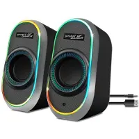 SPIRIT OF GAMER FANATIC 500 DARK, 2.0 kanalen, Bekabeld en draadloos, 3W, Zwart