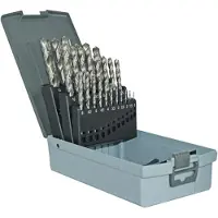 Tivoly Metaalboren set 1-13 mm, HSS, 118°, Split Point, geslepen, 25 stuks/set, T-Line (13 mm)