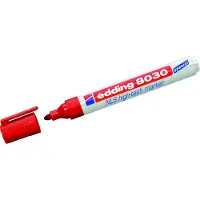 Edding Permanente markeerstift e-8030 Rood 10 Stuks