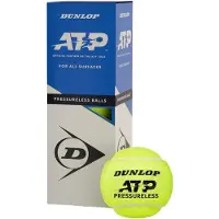 Dunlop Tb Atp Pressureless Tenis Balls Box Geel 24 x 3 Balls