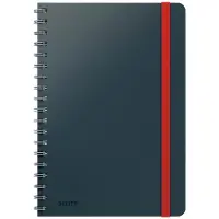 Leitz - Notitieboek Cosy B5 lijn spiraal grijs | 1 stuk | 15 stuks