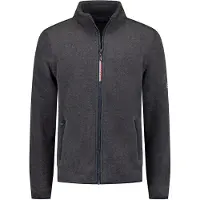 New Zealand Jonas sweatvest NZA antraciet normale fit
