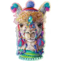Wooden City WoodenCity Alpaca Houten Puzzel - 130 Stukjes