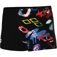 Arena Graffiti Swimming Shorts Zwart 10-11 Years Jongen