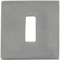 HDD pro Sleutelplaatje Square 53 Mm Inox Look