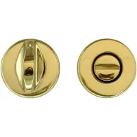 HDD pro WC Garnituur Rond Klikrozas 45 Mm Messing Gepolijst