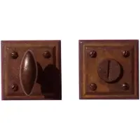 HDD pro WC Garnituur Carre Roest Vierkant